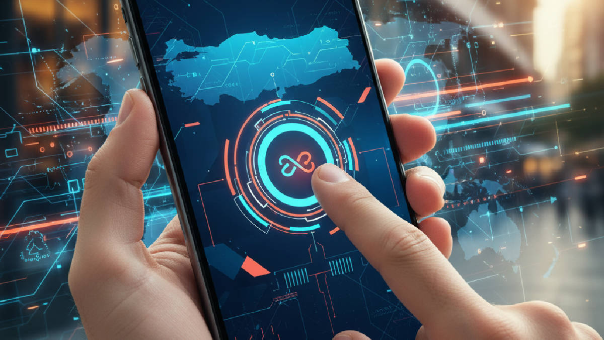 Rexbet mobil uygulamasının hızlı giriş butonunu gösteren bir akıllı telefon ekranı, online bahis deneyimini vurguluyor.
